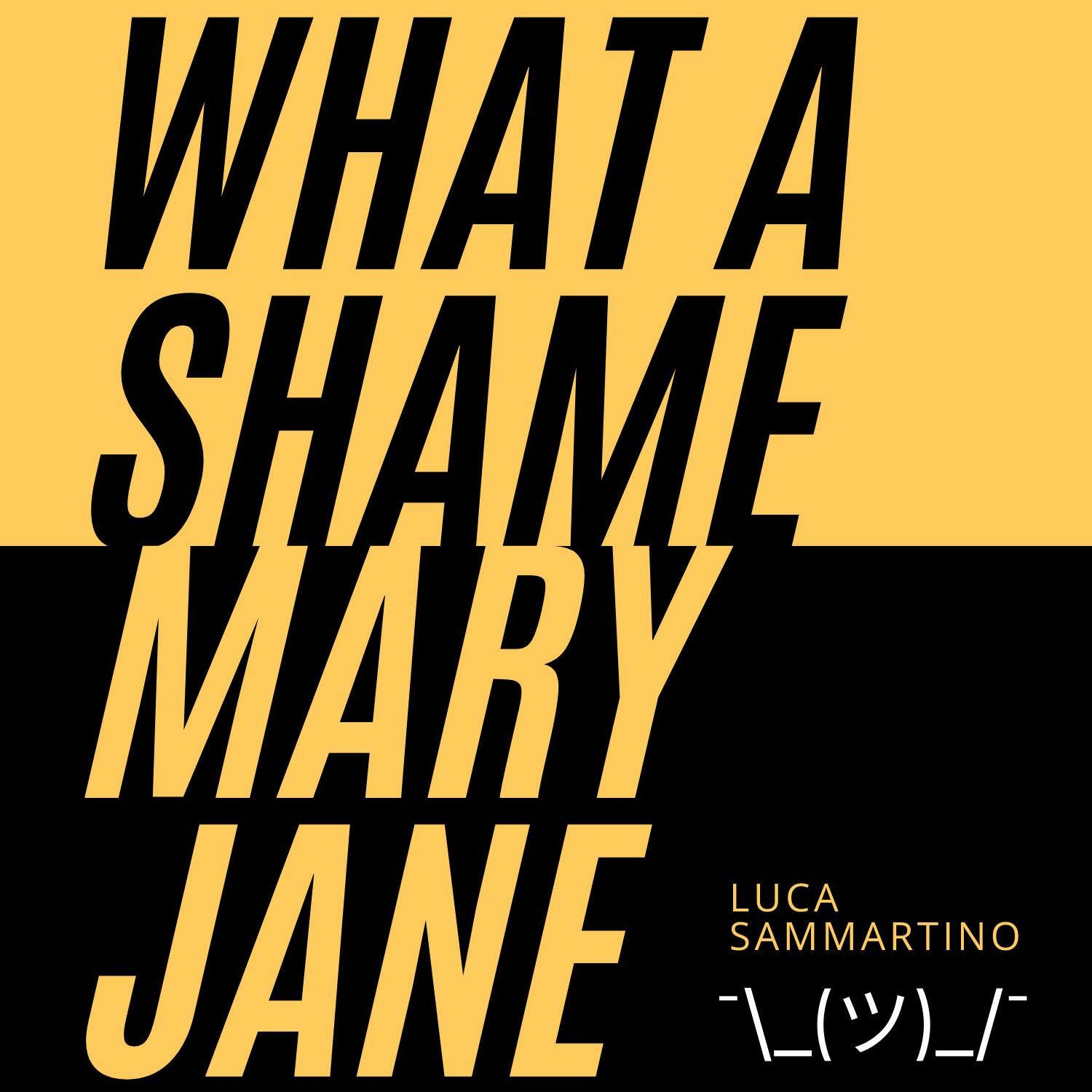 Al momento stai visualizzando What a shame Mary Jane è il nuovo singolo di Luca Sammartino