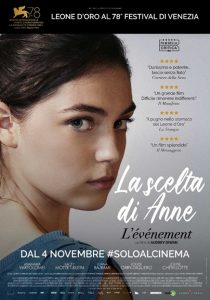Scopri di più sull'articolo La Scelta di Anne – L’Événement, Leone D’oro come Miglior Film