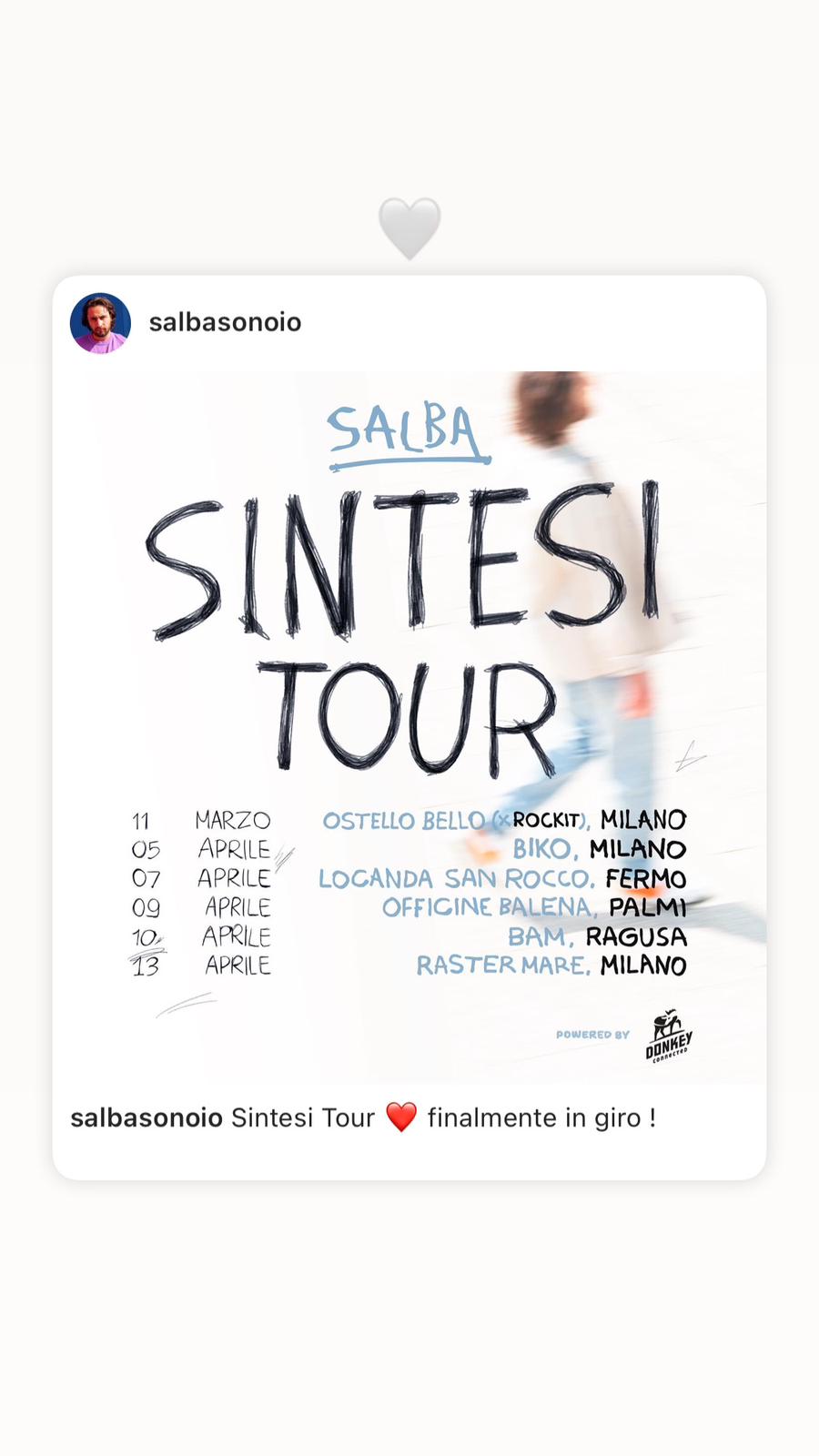 Al momento stai visualizzando Salba: il disco d’esordio dell’artista siciliano è Sintesi