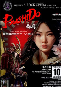Scopri di più sull'articolo Perfect View al Teatro Aurora di Marghera con la rock opera teatrale “Bushido”